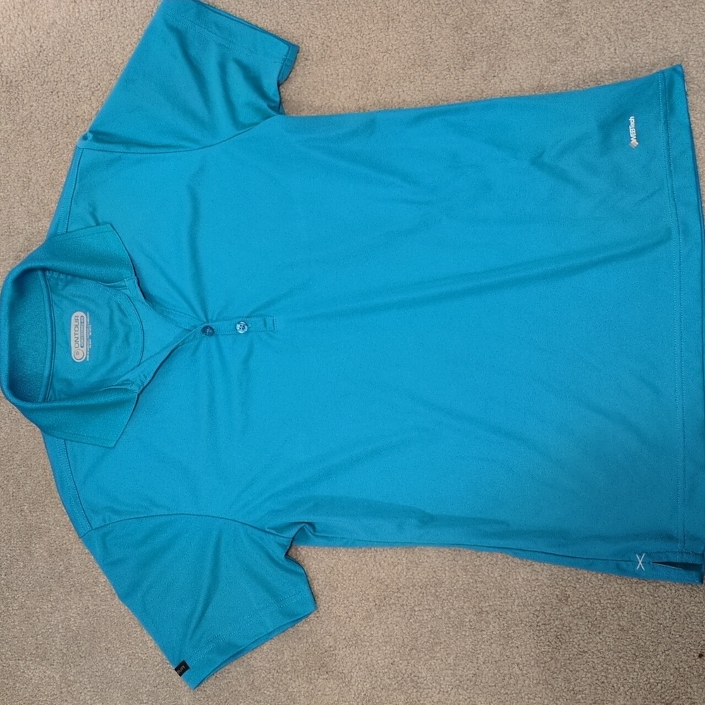 Women's activewear polo/golf shirt, size medium